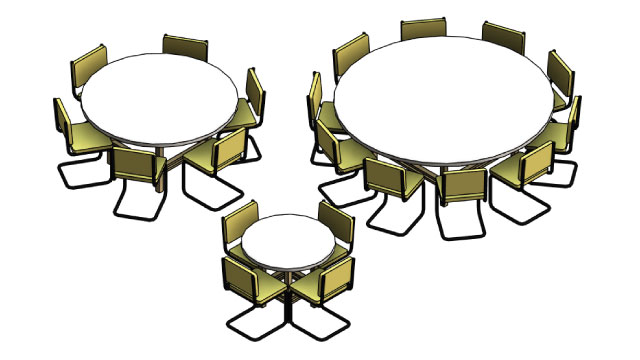 Juego de mesa y sillas